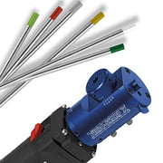 ck worldwide tungsten sharpener with a variety of tungsten electrodes around it