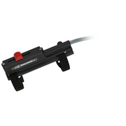 close up of a linear slide with velcros that attaches to a tig torch and allows for amperage control