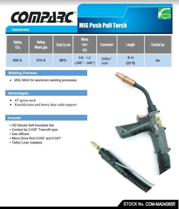 fact sheet for comparc push pull mig gun