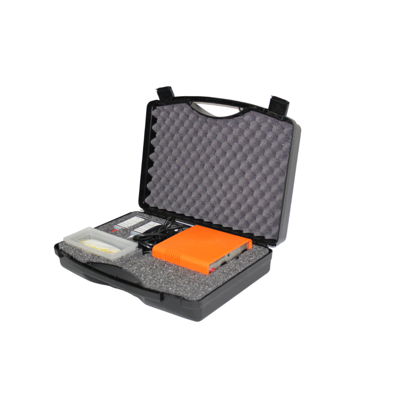 cougartrin metal etching machine kit with solution and tools inside case