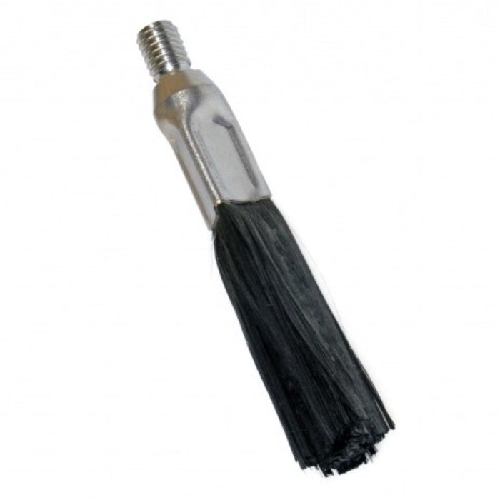 single cougartron weld cleaning brush with stainless steel crimp