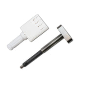 Disassembled quad brush for Cougartron FURY weld cleaning and polishing brush