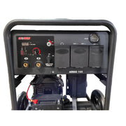 control panel on argo 195 gas drive welder with kohler engine