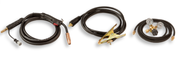 accessory kit for crossfire hg251 mig welder including mig torch, ground clamp, and argon flow meter