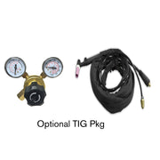 Argon Flow Meter and TIG torch for Crossfire Powerstick 200DV Stick Welder optional TIG Welder package