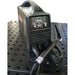 crossfire tigpac 210 acdc welder on top of welding table showing ck worldwide tig torch
