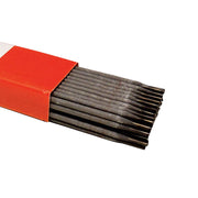 close up of the ends of E7014 stick welding electrodes