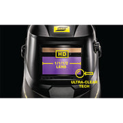 ADF lens of black esab savage welding helmet