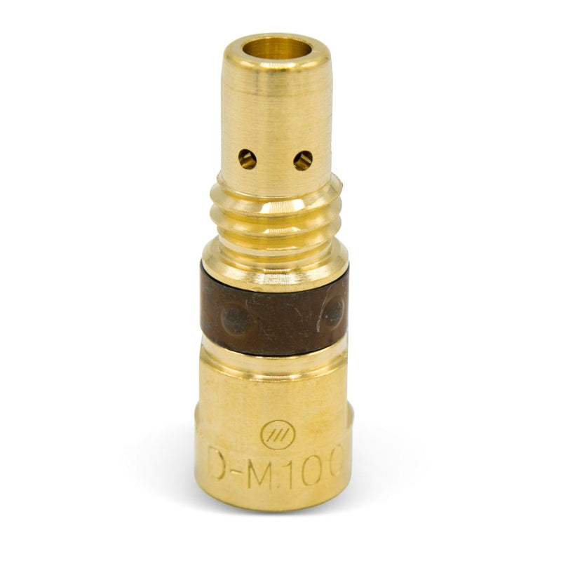 gas diffuser for miller mdx-100 mig gun showing part number d-m100