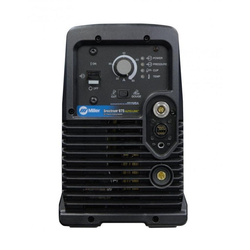 front control panel of miller spectrum 875 plasma cutter