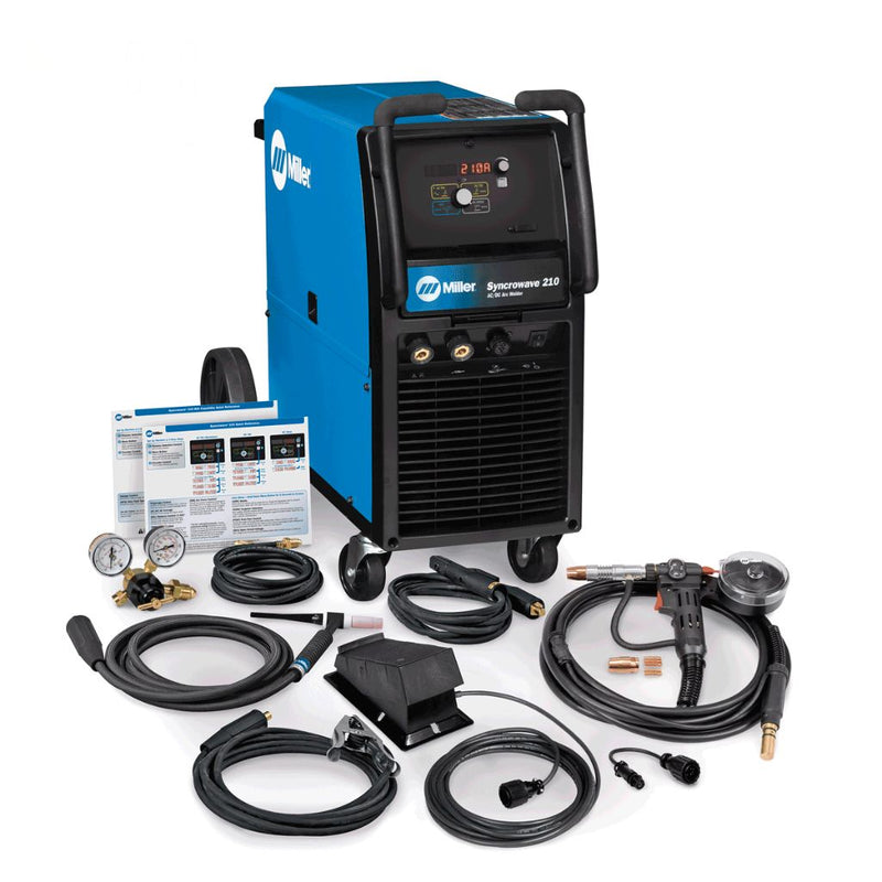 miller syncrowave acdc tig welder with spoolgun for welding aluminum
