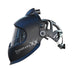 optrel panoramaxx clt papr welding helmet side view showing isofit headgear and air tube. Matte Black
