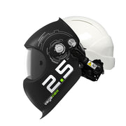 optrel vegaview 2.5 welding helmet connected to hard hat