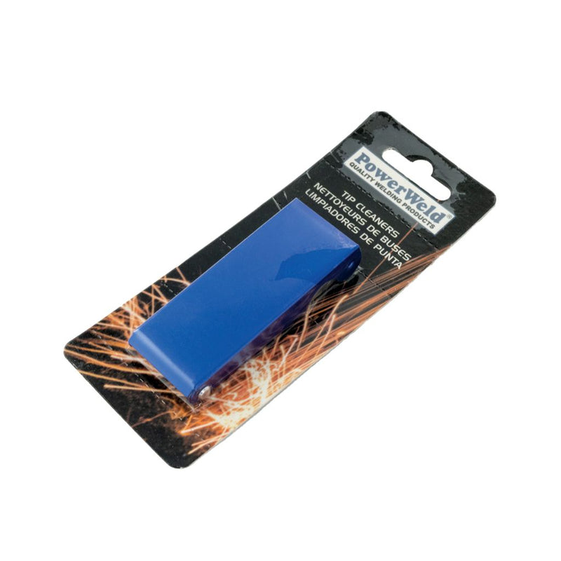 oxy acetylene tip cleaning kit inside of powerweld packaging