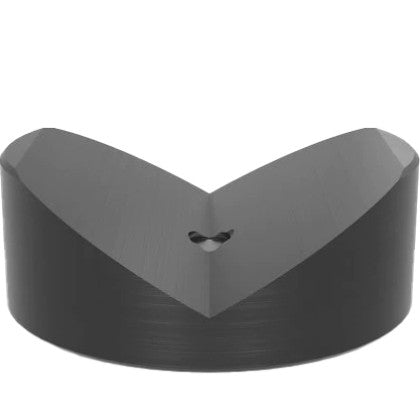 80mm diameter steel circle with 120 degree wedge for holding pipe on siegmund system 16 welding table