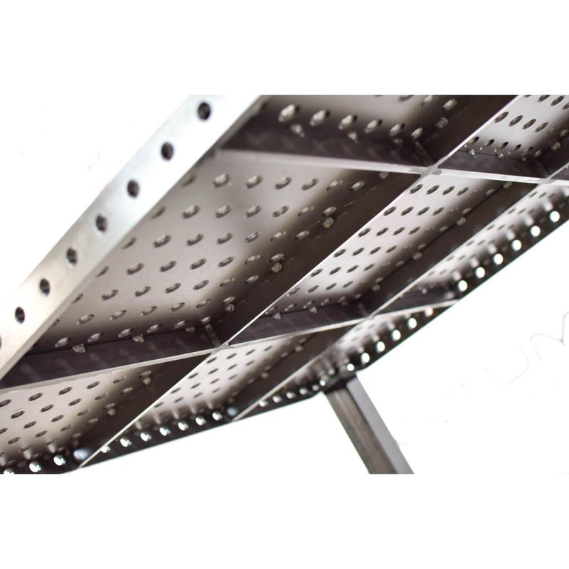 ribbed reinforced underside of 1m x 1m siegmund welding table