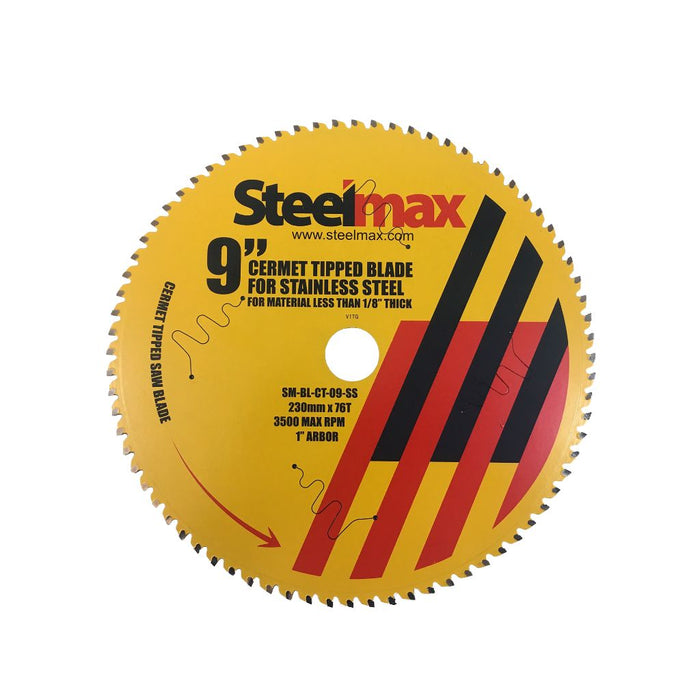 Steelmax Cermet Tipped Metal Cutting Saw Blades for Stainless Steel —  Weldready