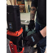 Steelmax D250X Magnetic Drill Press in use - Top view