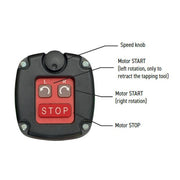 Steelmax D300XT Magnetic Drill and Tapping Machine - Control Panel