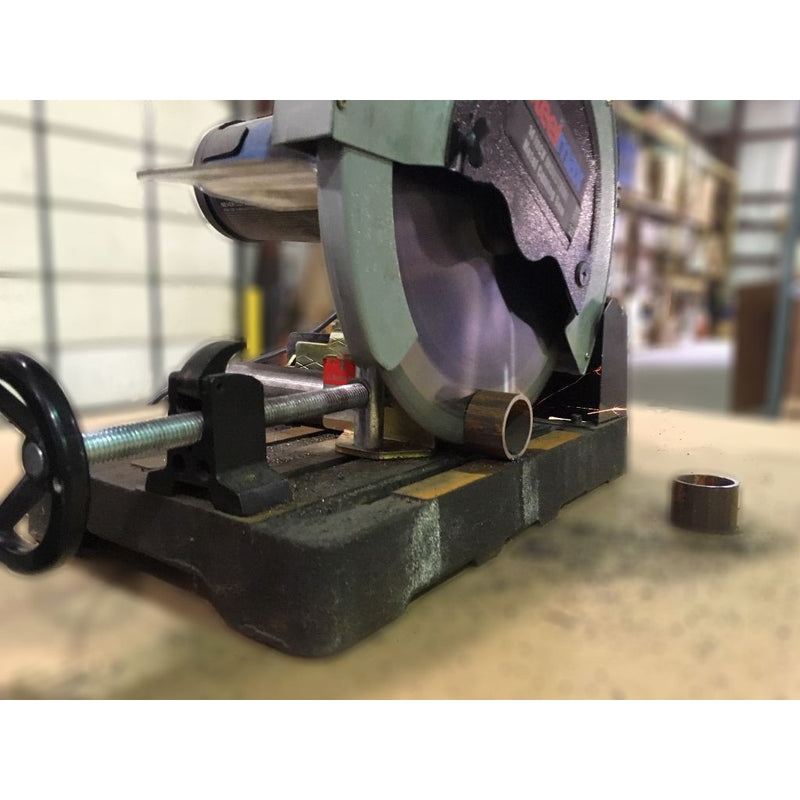 Steelmax S14 14 inch metal cutting chop saw cut through pipe