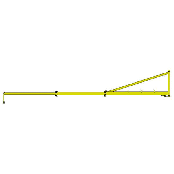 3d CAM model of the steelmax mig wire feeder boom arm