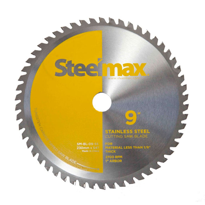 Steelmax TCT Metal Cutting Saw Blades for Stainless Steel Weldready