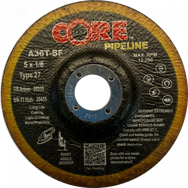 Coretemp Pipeline Grind + Cut Combo Disk - Weldready