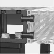 Double Collar Connecting Bolt (Burnished) - Weldready