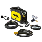 esab welder with tig torch stick stinger ground clamp and argon regulator