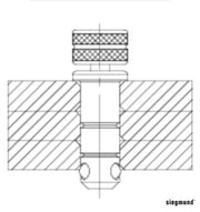 Long Fast Clamping Bolt (Burnished) - Weldready