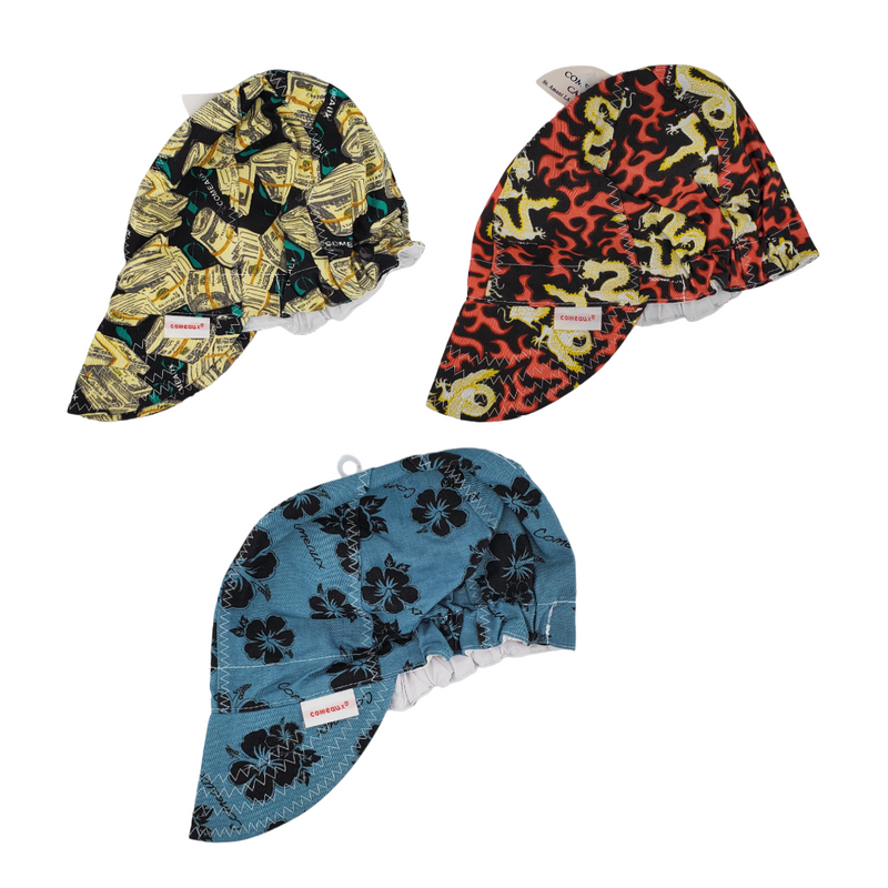 Comeaux Caps Reversible Sized Assorted-Prints Welders Caps