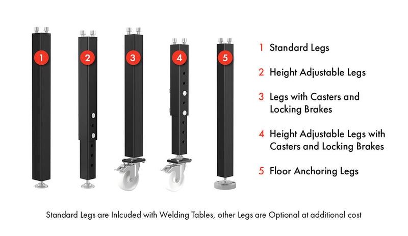 System 16 Adapter Plate for Siegmund 12mm (0.47") Tabletop Height - Octagonal Welding Table (Item No. 0-940000.1) - Weldready
