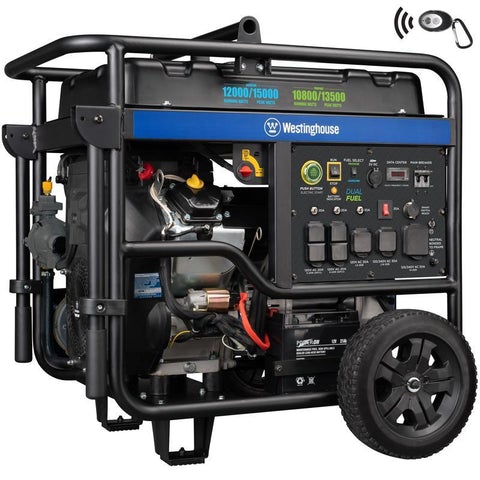 westinghouse 12000 watt dual fuel generator